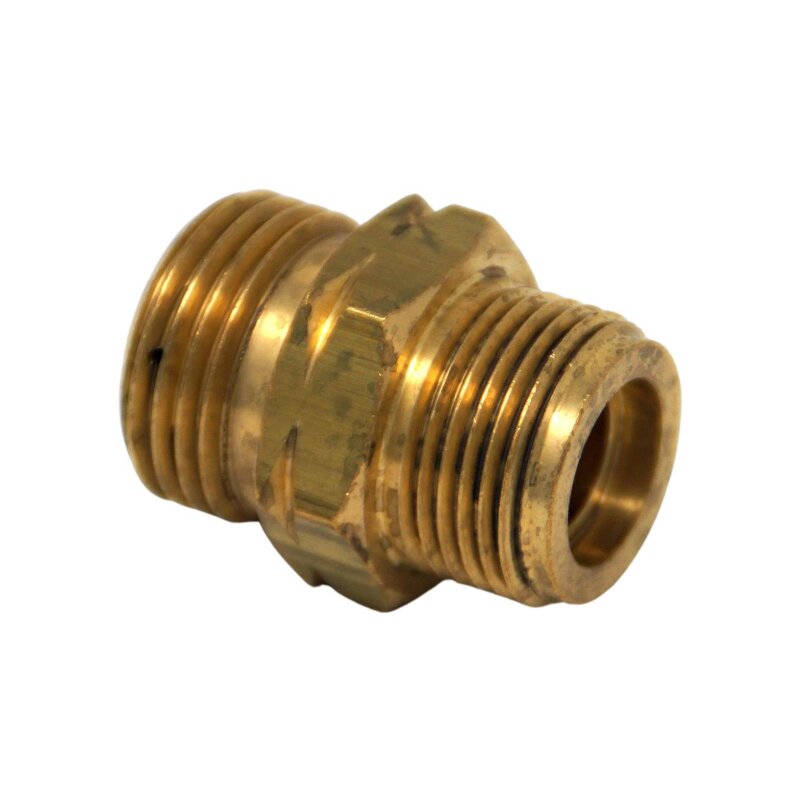 Verbindungsstück AG M20 x 1,5 x W21,8 x 1/14 LH (G.12=KLF)
