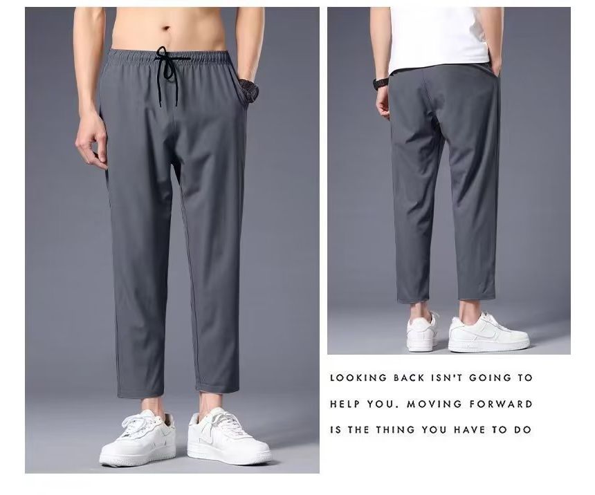 Lingaris - Lage rechte broek met rechte taille en rechte pijpen