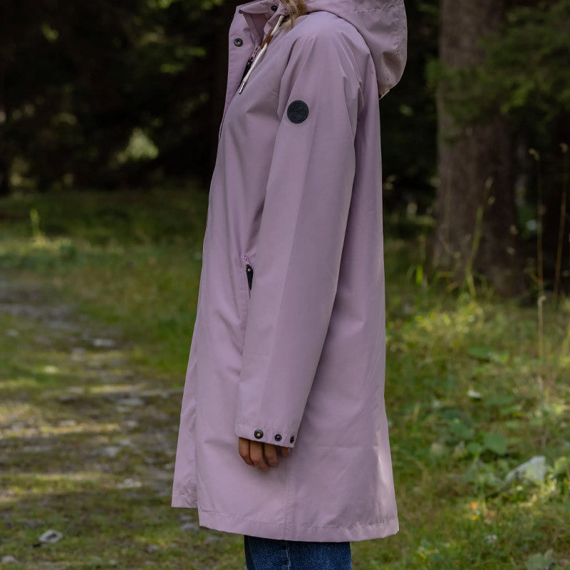 Frauen Regenmantel Travelcoat mauve shadows