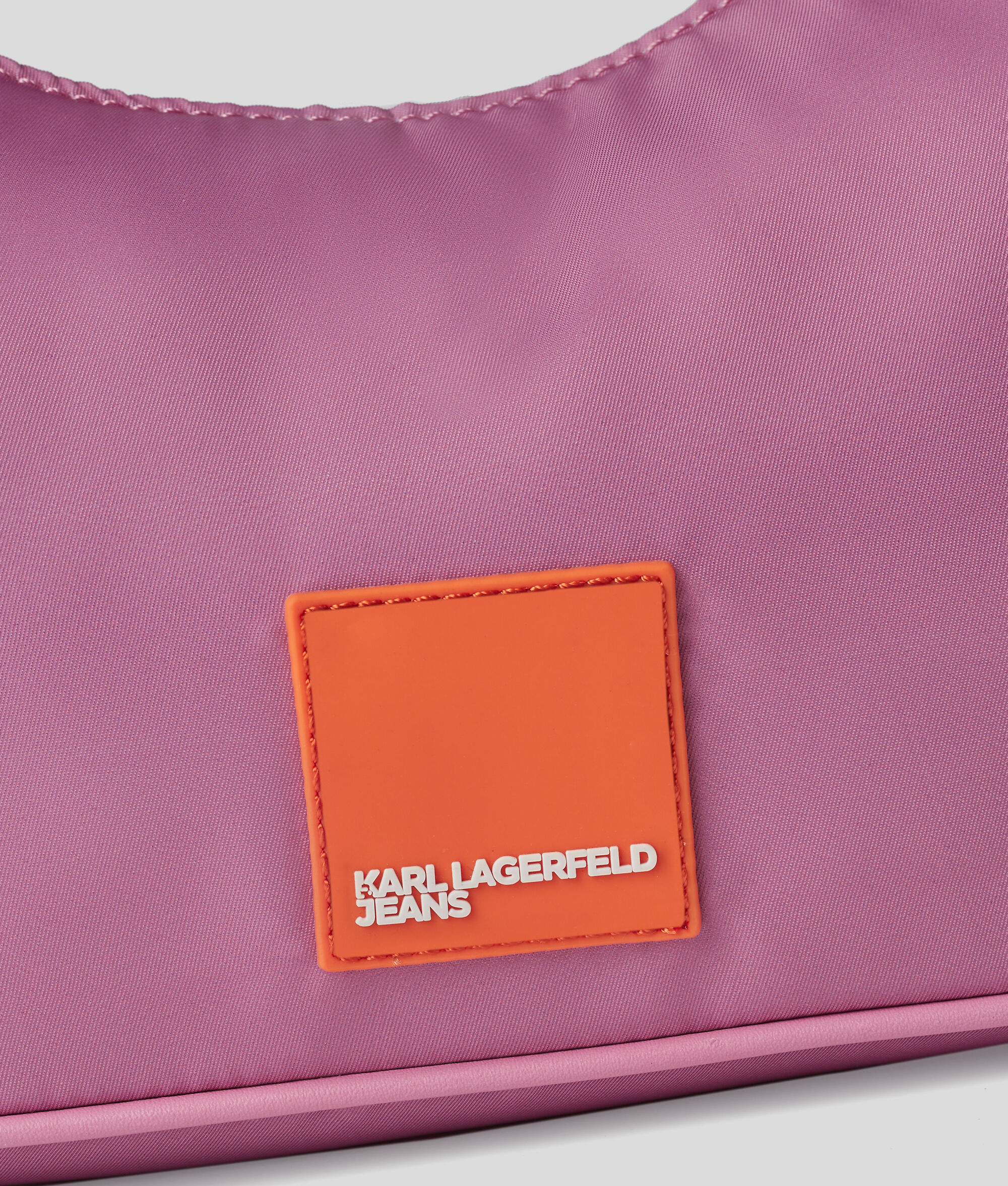 Petit sac porté épaule KLJ avec sangle tressée