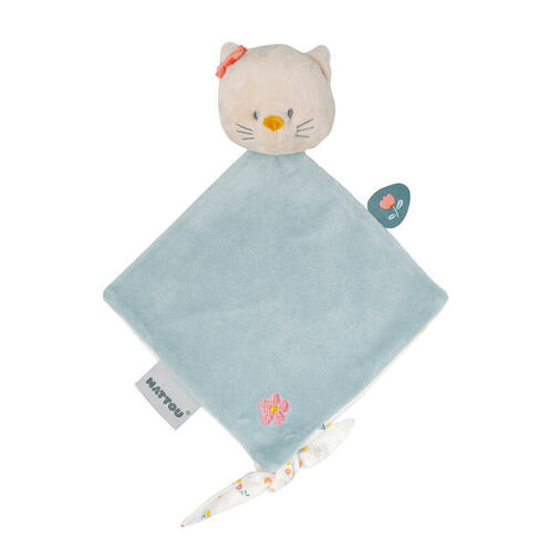 Mini doudou chat Lana beige - NATTOU