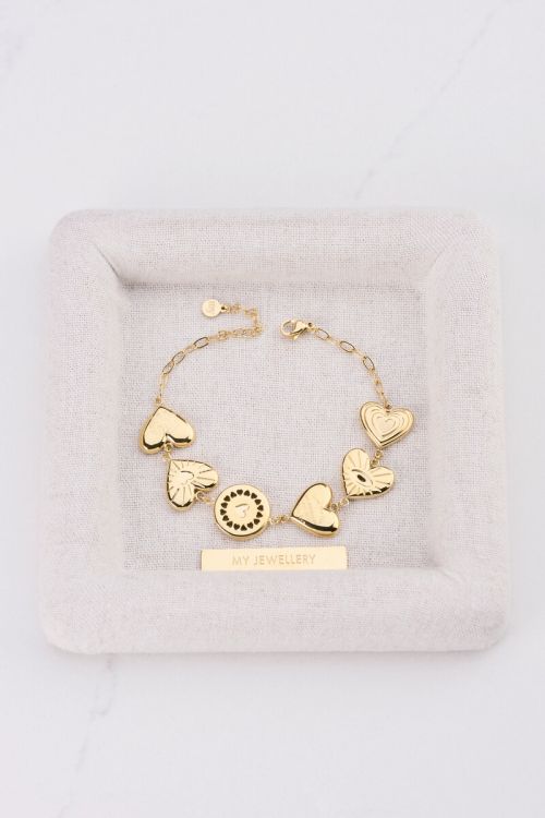 Iconic armband chunky hartje