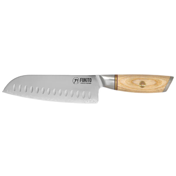Couteau Fukito Pakka San Mai modèle Santoku 18cm Fukito