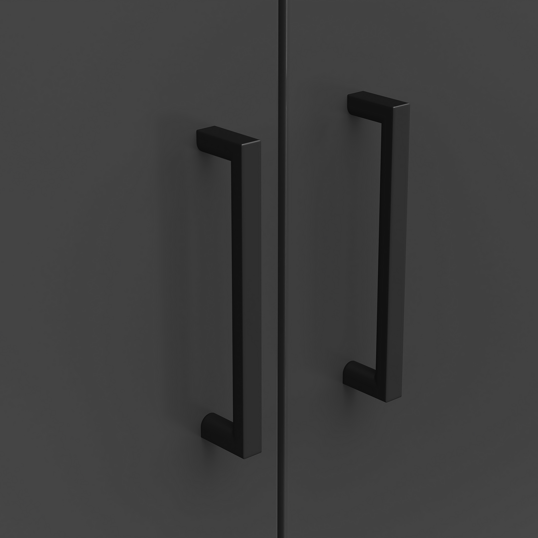 Hochkommode - anthrazit - 147 cm hoch