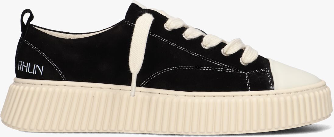 zwarte rhun lage sneakers 2020 treble