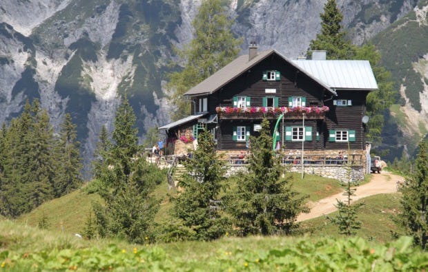 Berghütte übernachten in Johnsbach Steiermark