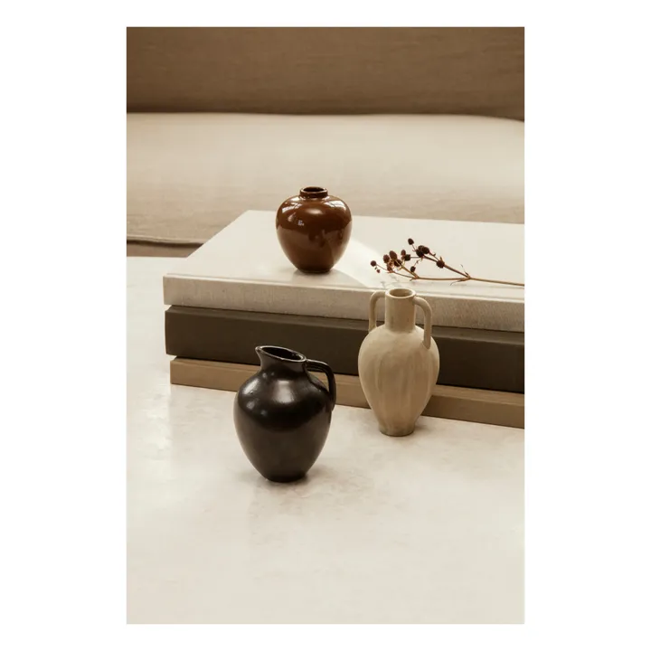 Ferm Living Mini vase Ary en porcelaine | Sable