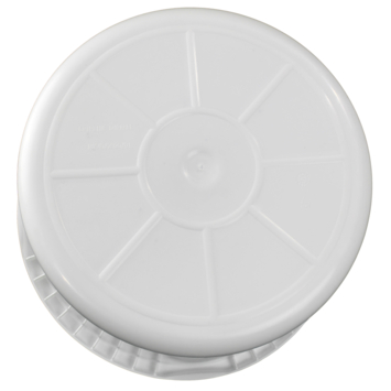 Stuckuip rond 40 liter wit