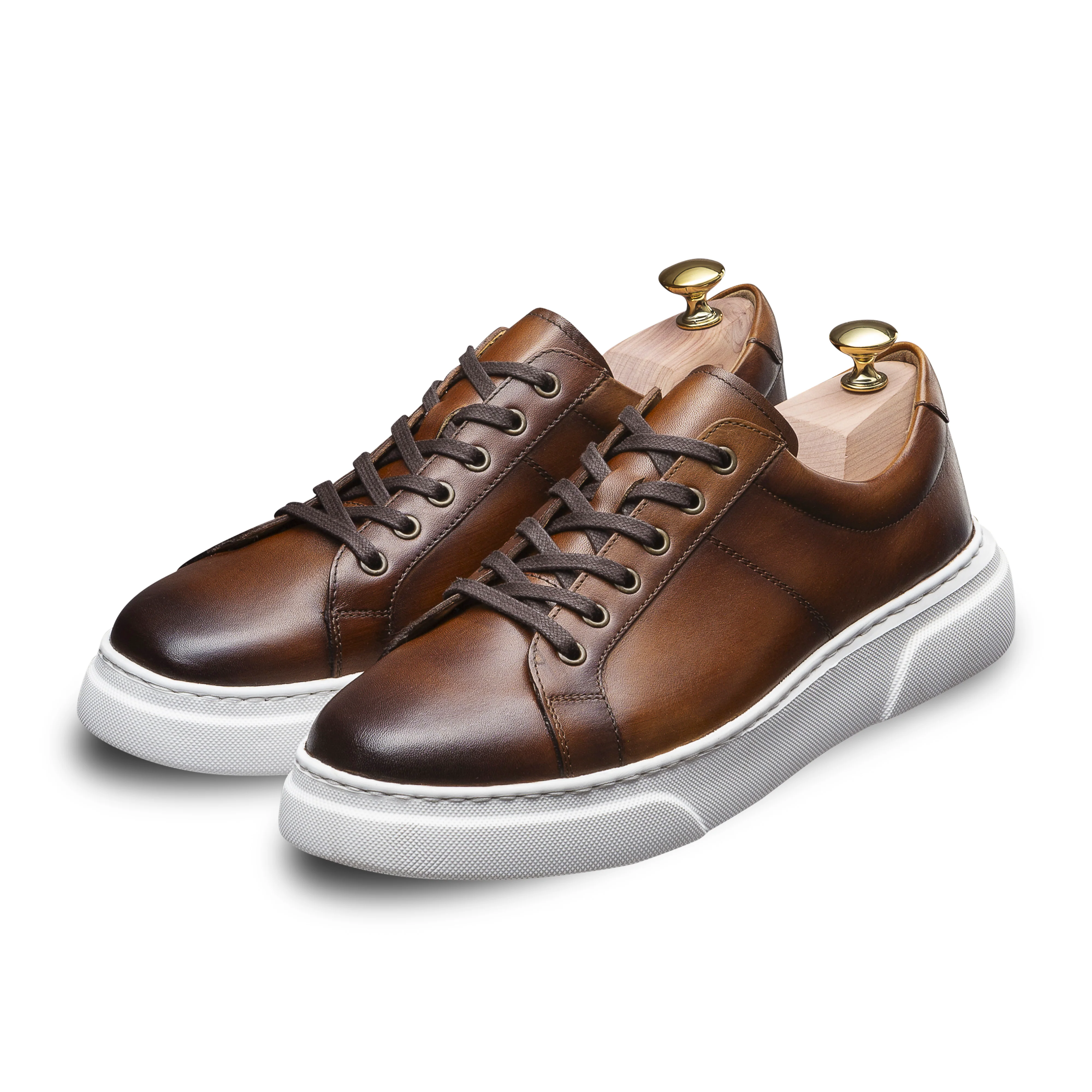 Sneakers armagnac patiné 1015 Figari