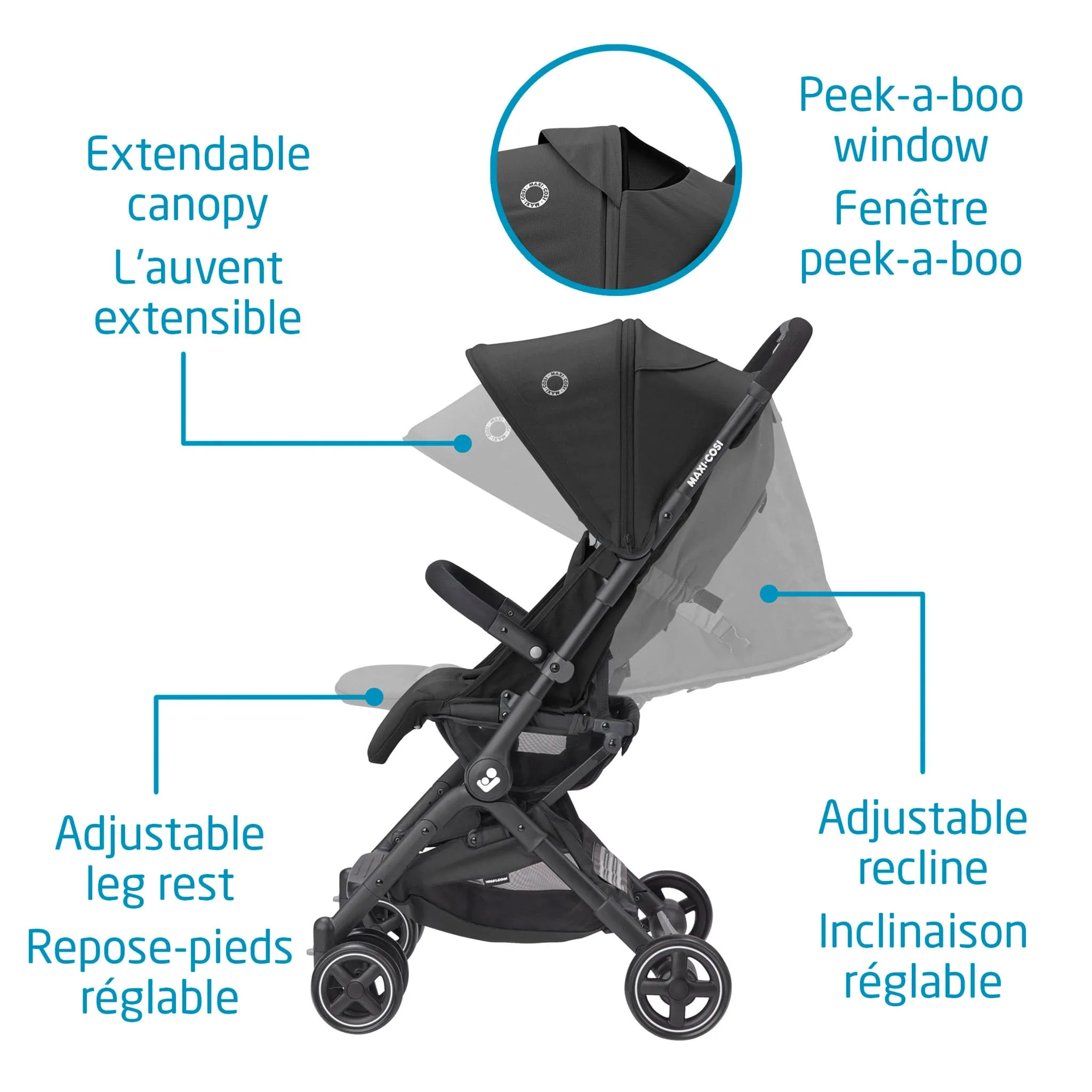 Maxi-cosi Poussette Lara - Essentiel Noir