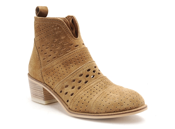 Alpe boots bottine talons femme 2052 beige