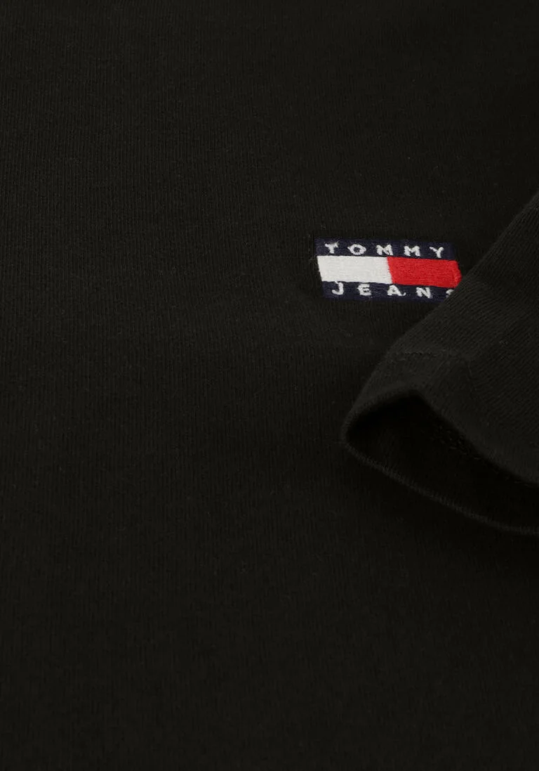 TOMMY JEANS zwarte tommy jeans t-shirt tjm reg badge tee ext