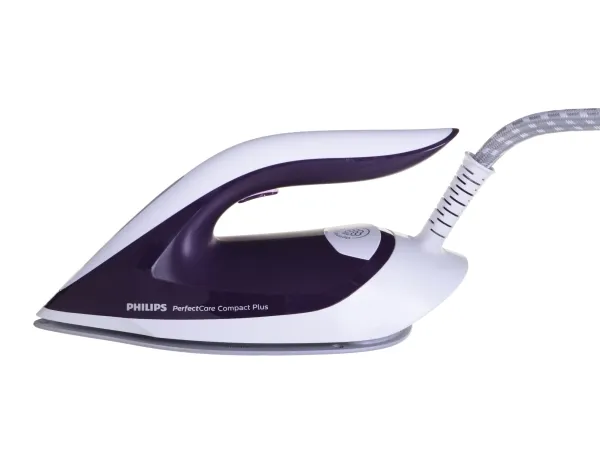 Philips PerfectCare Compact Plus GC7933 - Dampstrygejern med automatisk afbrydelse - såleplade: SteamGlide Plus - 2400 W - magisk lilla
