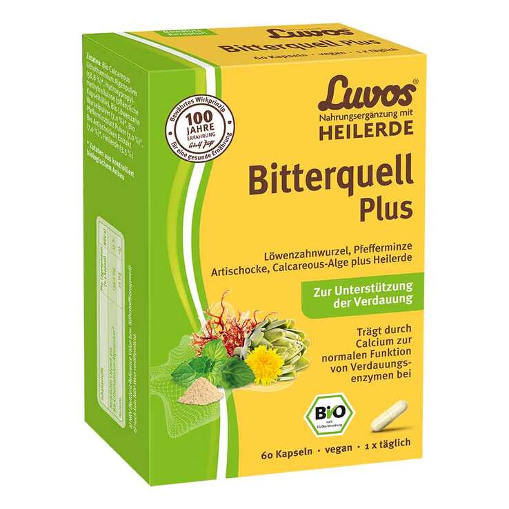 Luvos Heilerde Bio Bitterquell Plus Kapseln, 60 St