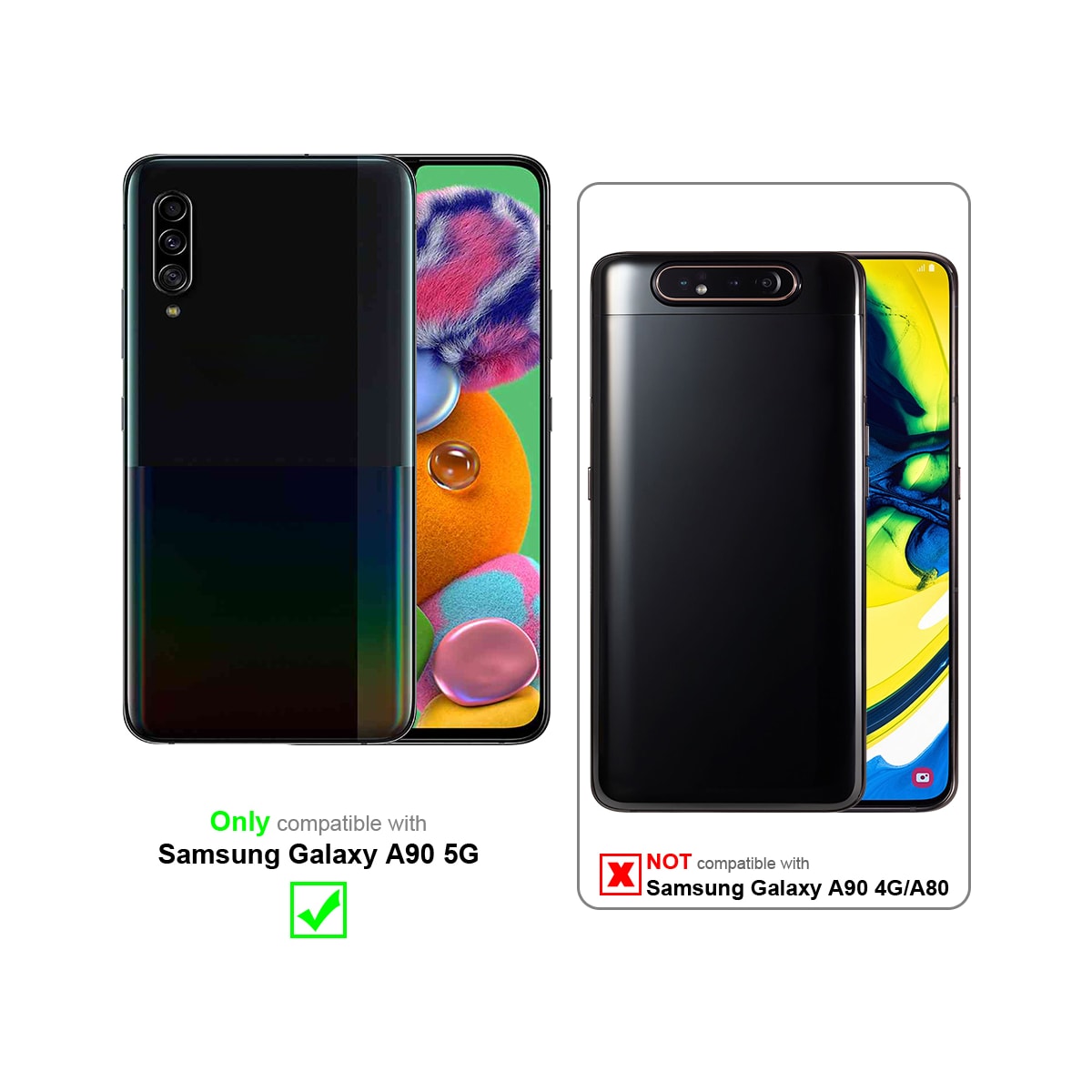 Samsung Galaxy A90 5G Skjermbeskytter Skärmskydd