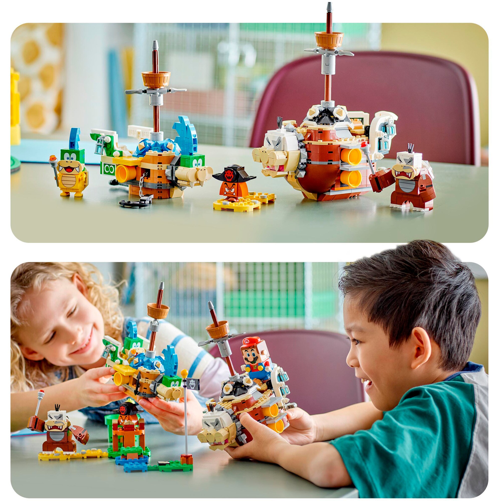LEGO Konstruktionsspielzeug Super Mario Larry und Mortons Luftgaleeren - Erweiterungsset