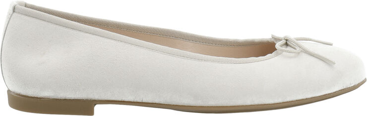 Bianco BIAMADISON Ballerina Suede Off white