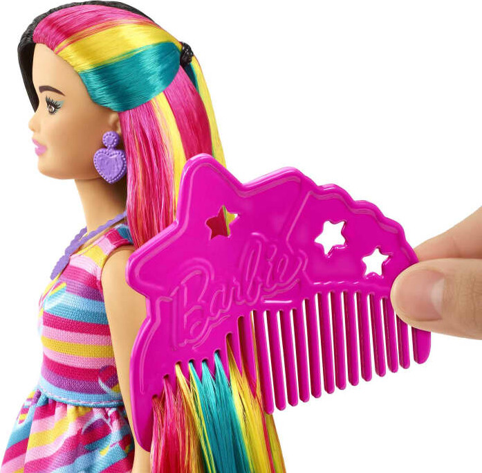 Barbie - Totally Hair - Dukke Med Hjertetema