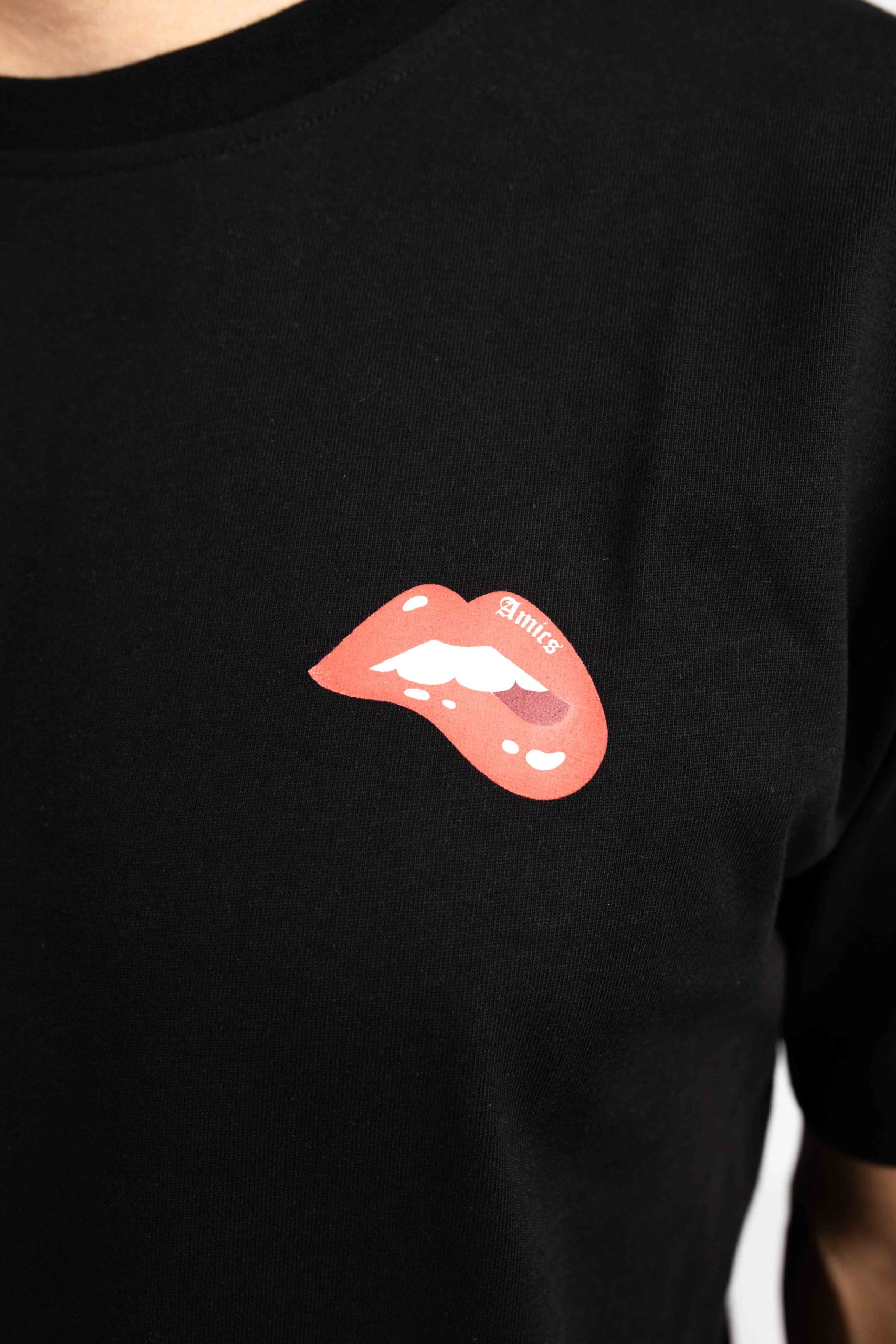 AMICS Vicki T-Shirt Zwart