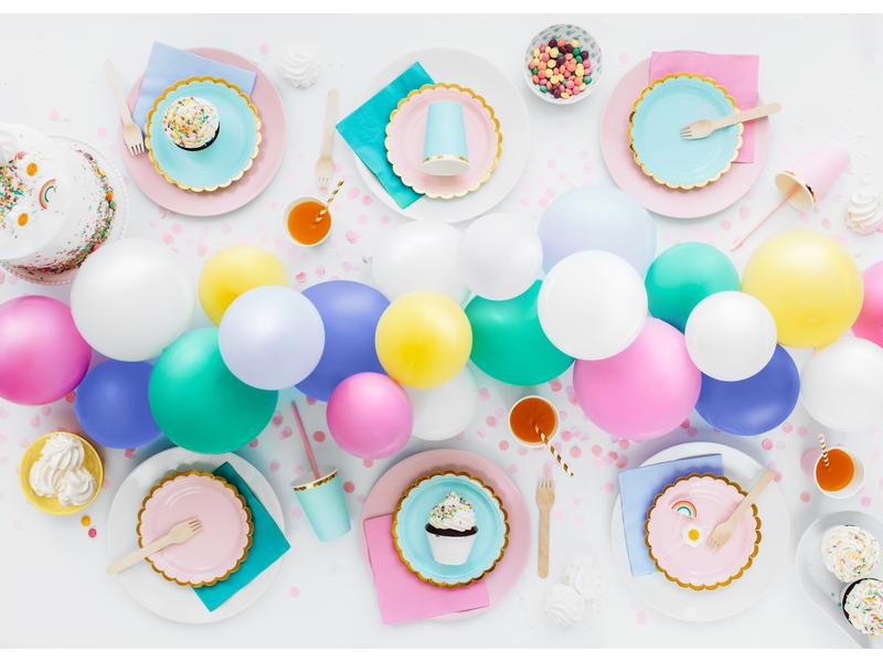 Partydeco Kerze Gänseblümchen 5 Stück Geburtstagskerzen