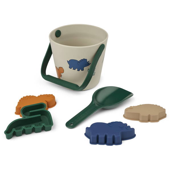 LIEWOODLIEWOOD   Glima Strandset dinosaurs mist