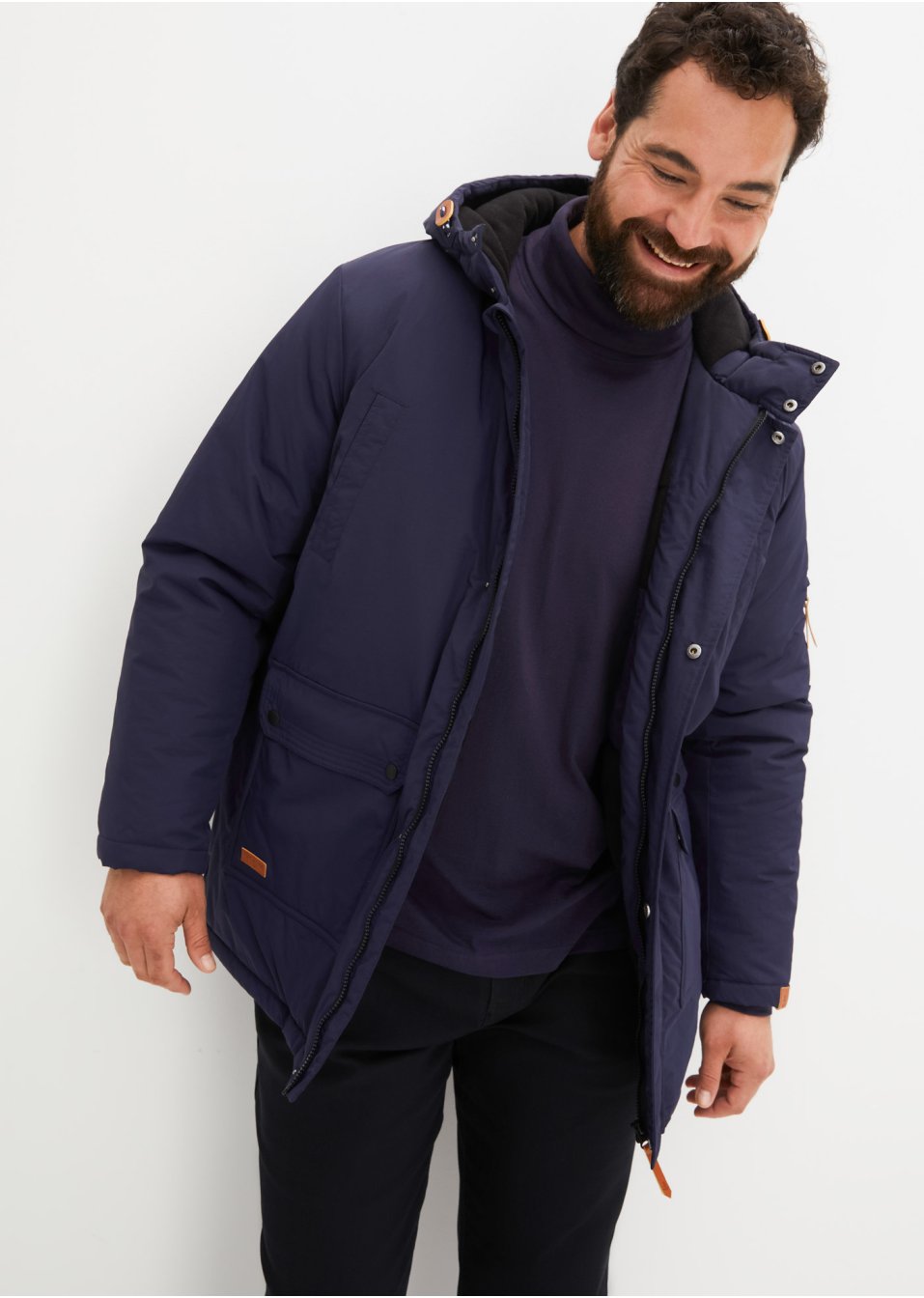 Parka à capuche et doublure polaire