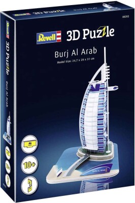 Revell 3D Puzzle - Burj Al Arab - 46 Brikker - 31 CM