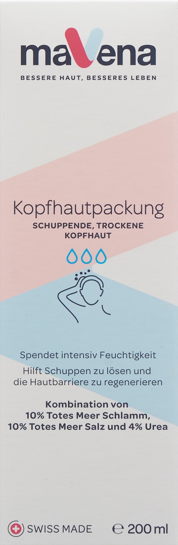 MAVENA Kopfhautpackung<br>200 ml, Dispenser, Creme