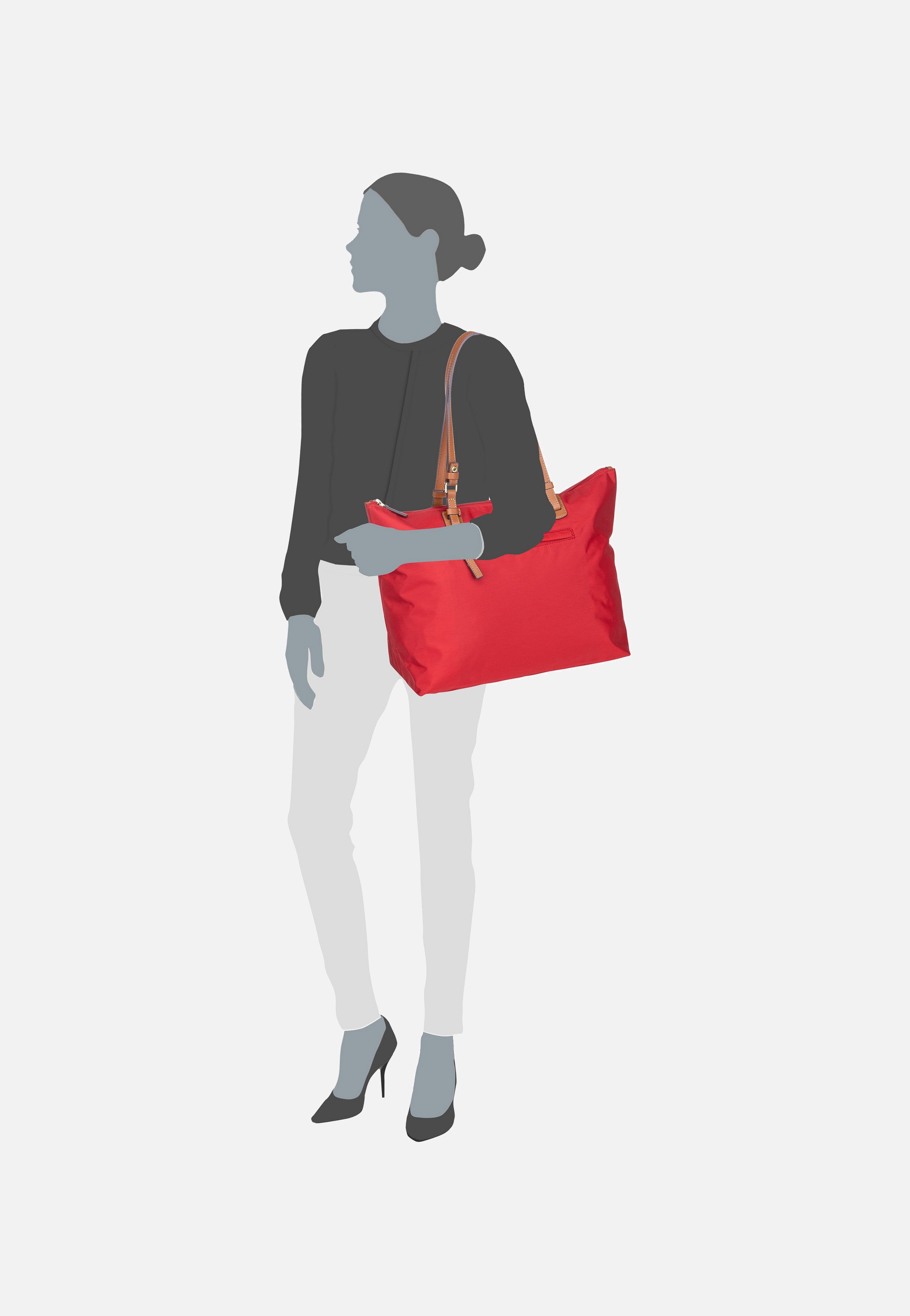 X-Bag 45070 Red - Shopper