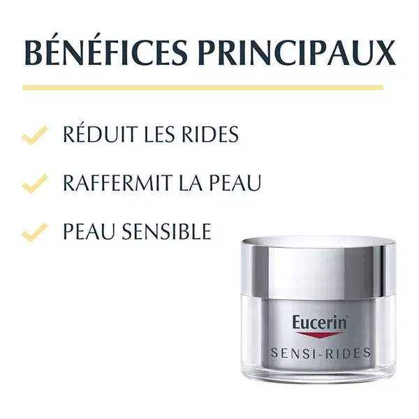 Creme Noturno Antirrugas Eucerin Sensi-Wrinkle 50ml