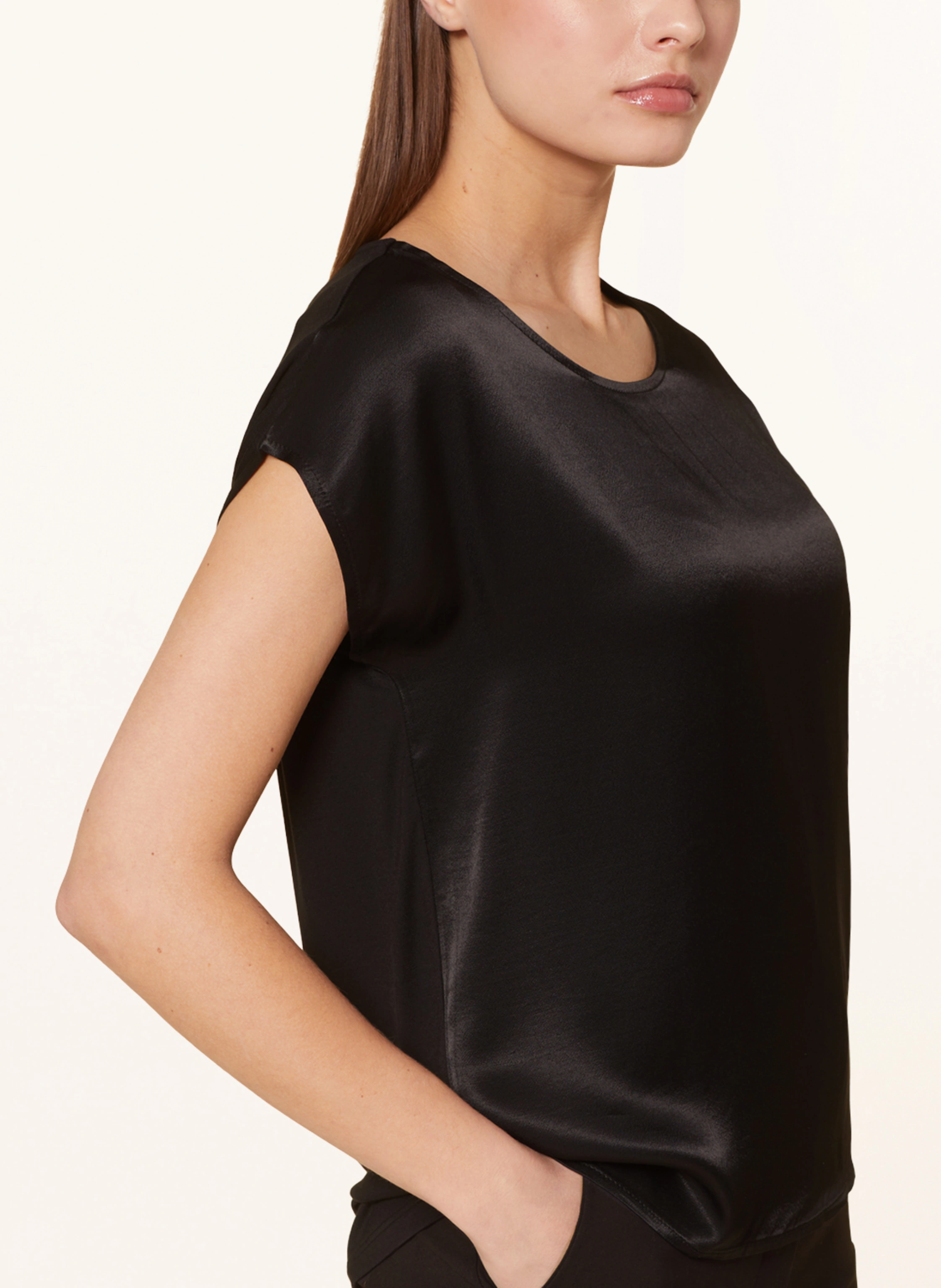 MORE & MORE T-Shirt im Materialmix