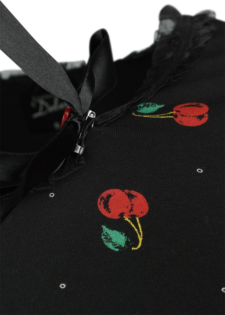 Bow On Cherries Shirt | Pussy Deluxe T-Shirt Manches courtes