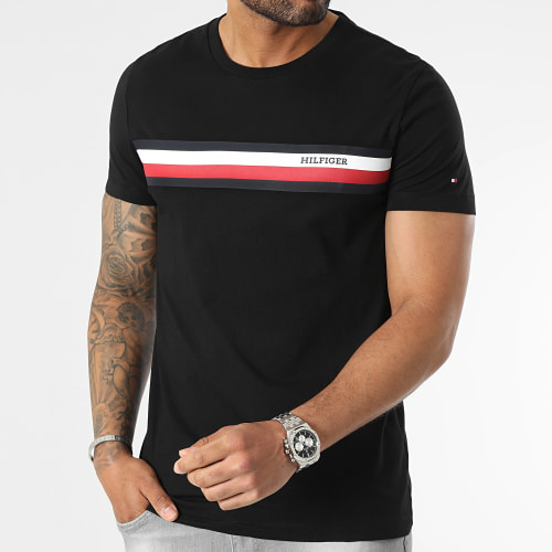 Tee Shirt Rwb Monotype Chest Stripe 2119 Noir