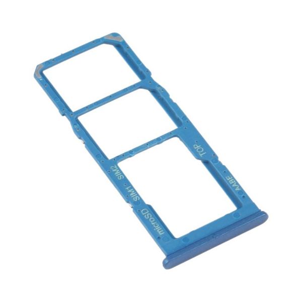 Gaveta Cartão Sim para Samsung Galaxy A12 A125 Azul