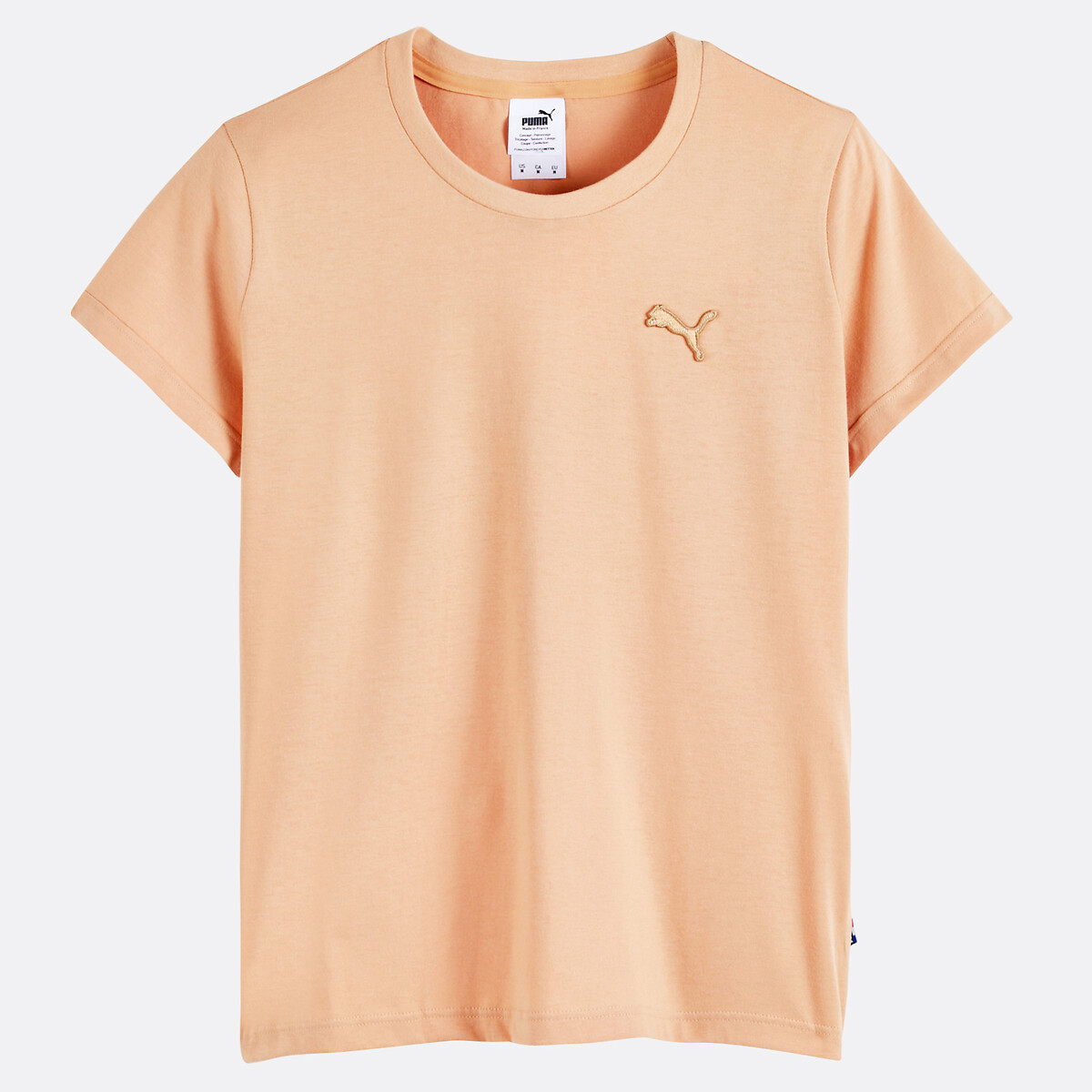 Camiseta PUMA com gola redonda e mangas curtas