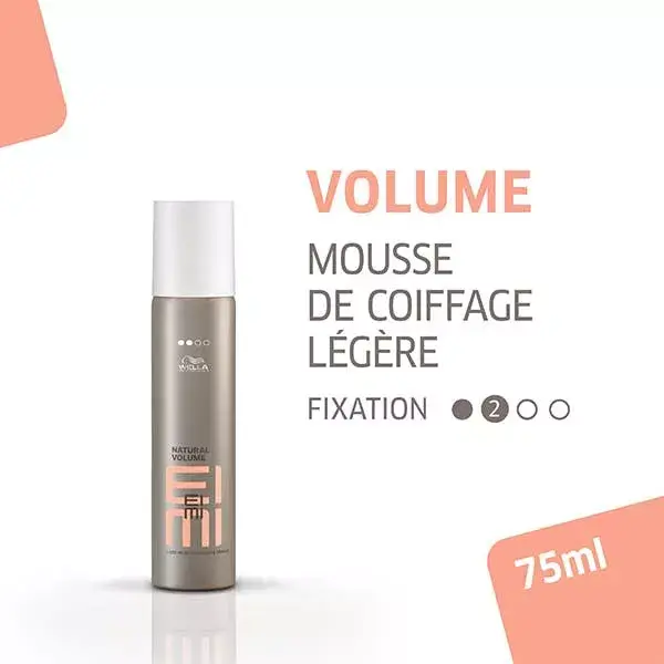 Mousse para Cabelo Wella Professionals EIMI Volume Natural 75ml