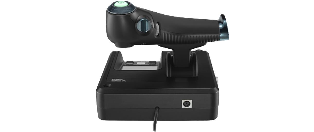 Simulations-Controller G Saitek X52 Professional H.O.T.A.S<br>Flugsimulations-Controller mit Schubregler und Stick