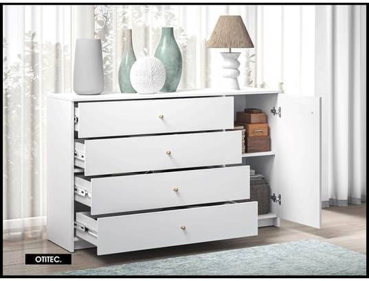 OTITEC - Commode - h.85 x l.134 x p.40 cm - lucia