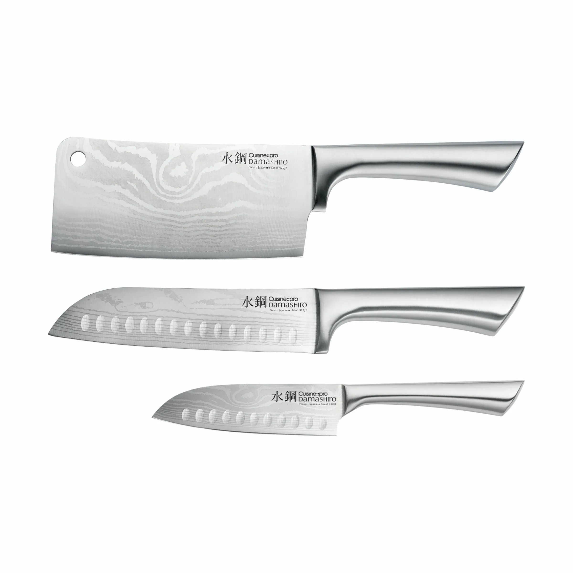THE CUSTOM CHEF™ Damashiro® Ultimate Knivsæt - 3 dele
