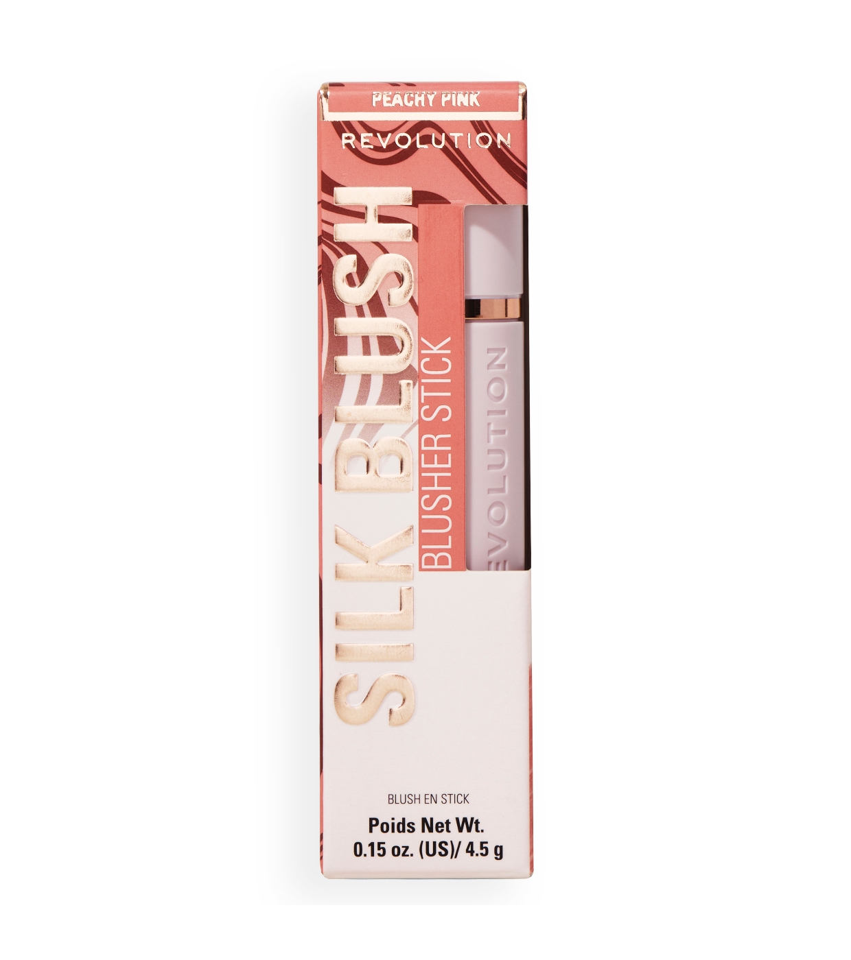 Revolution - Blush em bastão Skin Silk Marble - Peachy Pink