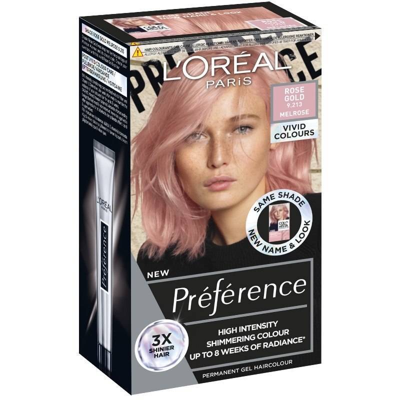 L'Oréal Paris Préférence Vivid Colors - 9.213 Rose Gold
