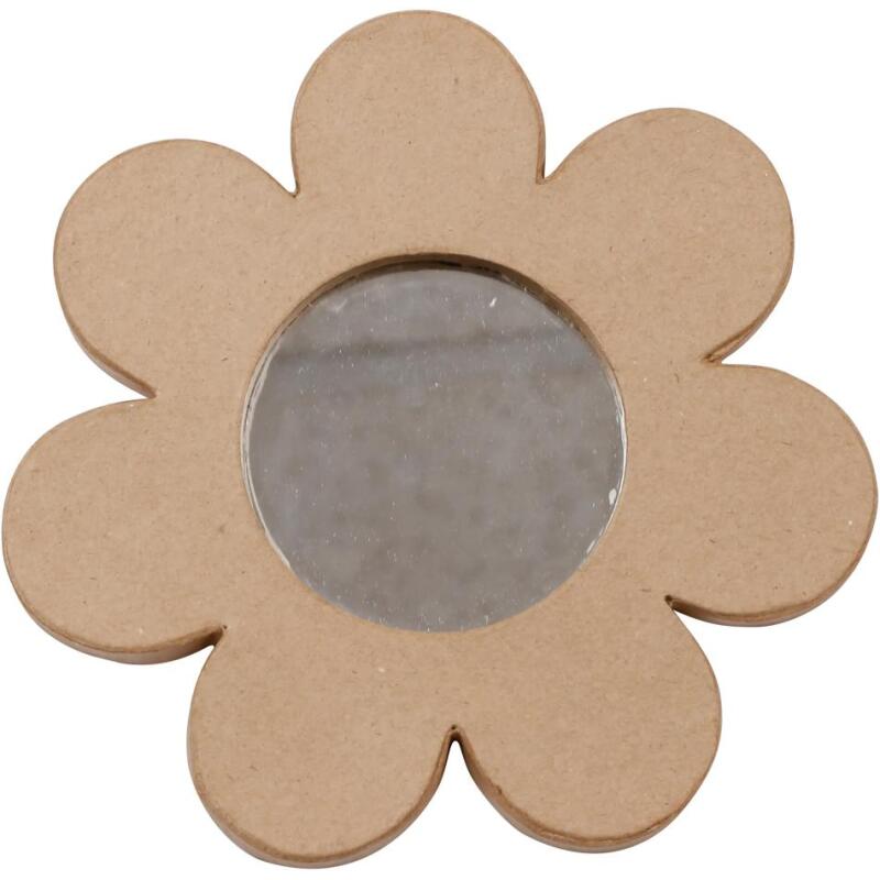 Miroir fleur à suspendre - Kraft