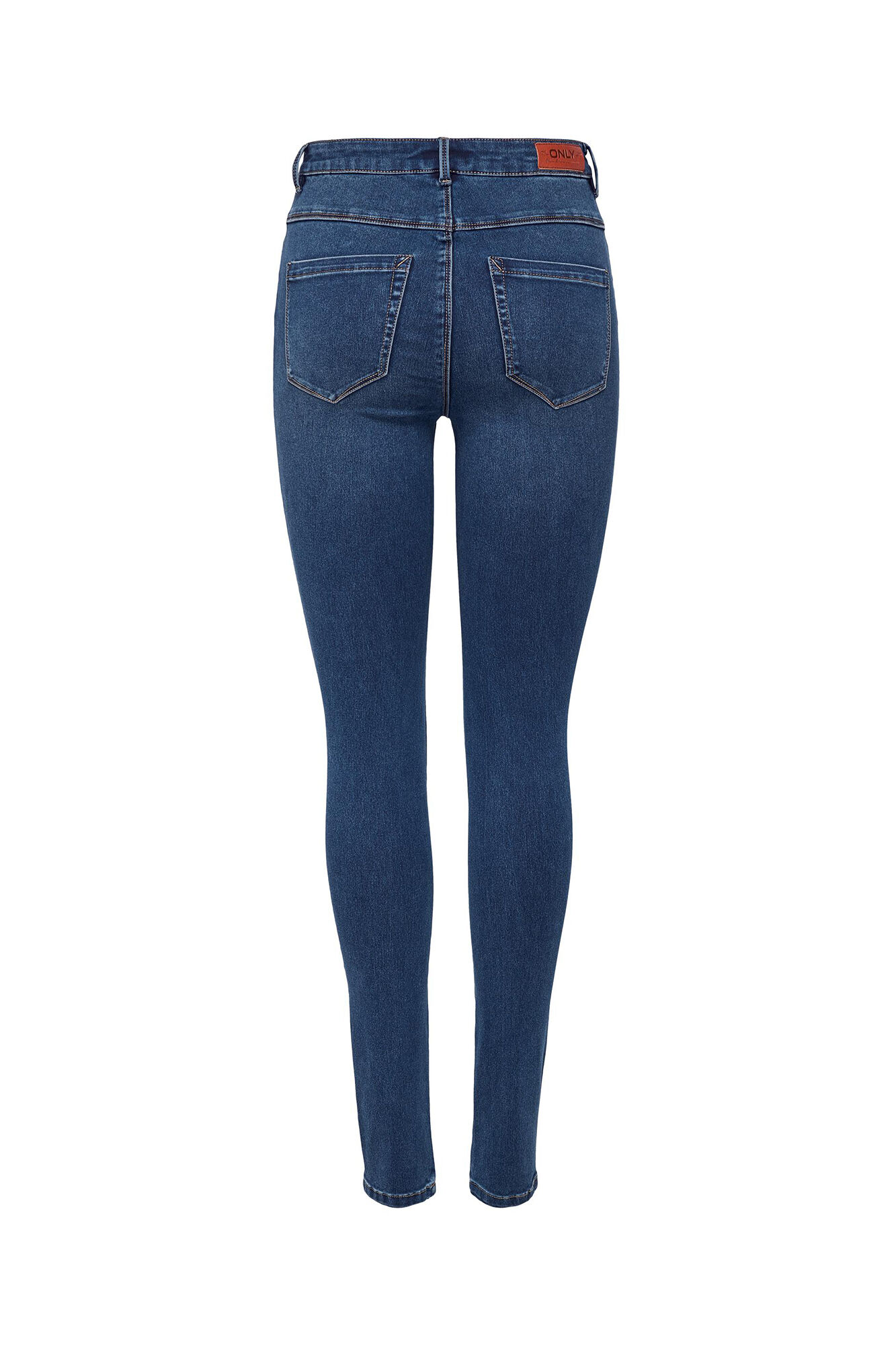 Calça jeans skinny de cintura alta