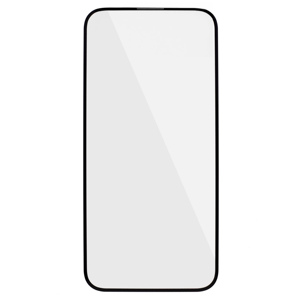 iPhone 15 Pro Max Full-Screen Vollbild Glas Display mit Rahmen - Schwarz