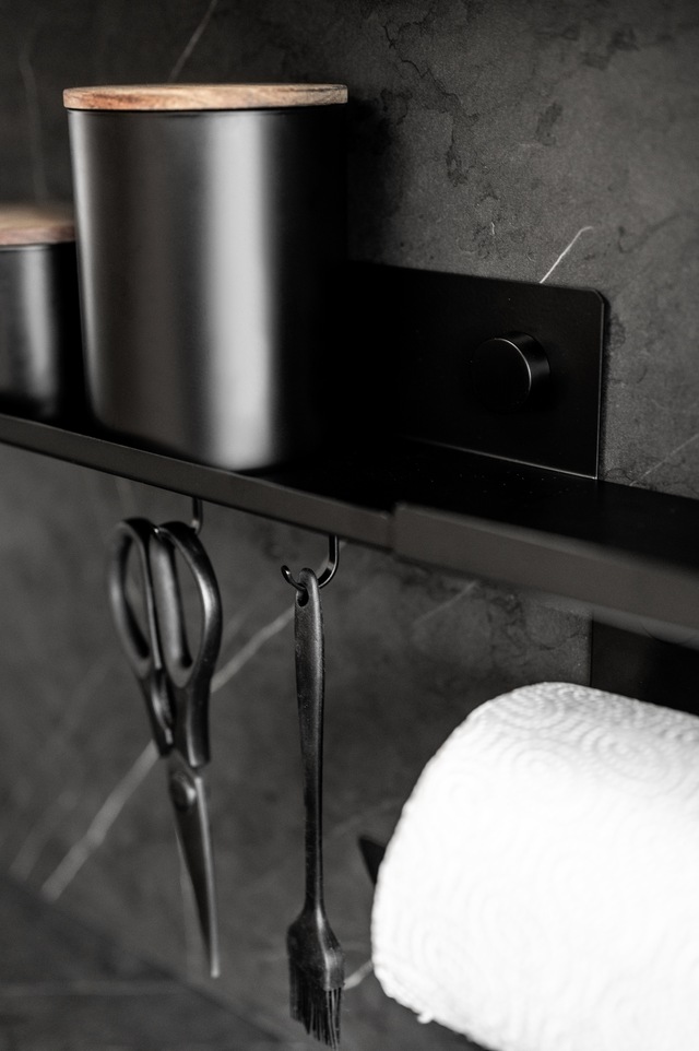 WENKO Küchenregal »Modell Jet S« Regal für die Wand, Industrial Style, pulverbeschichtetes Metall
