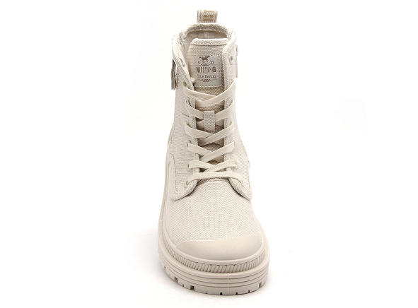 Mustang boots bottine plates femme 1421501 beige