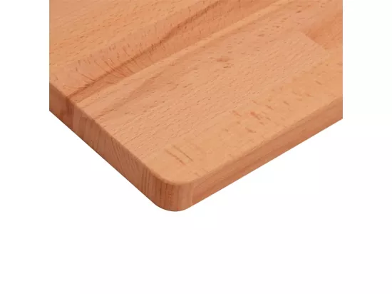 Étagère de vasque murale acier et bois massif de hêtre