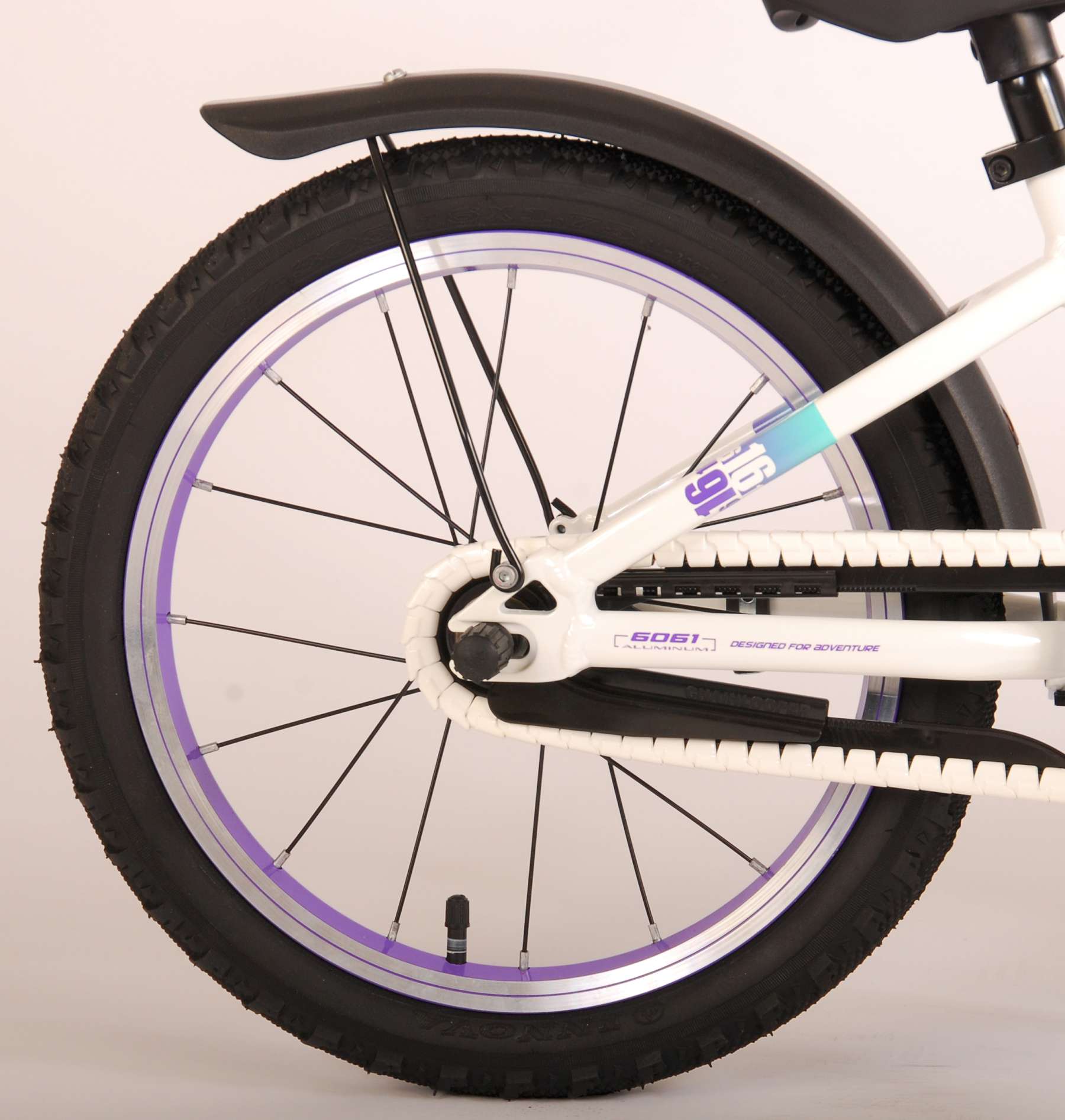 TPFSports Glamour Kinderfahrrad - Mädchen - 16 Zoll - Rücktritt + Handbremse - Perlmutt Mintgrün