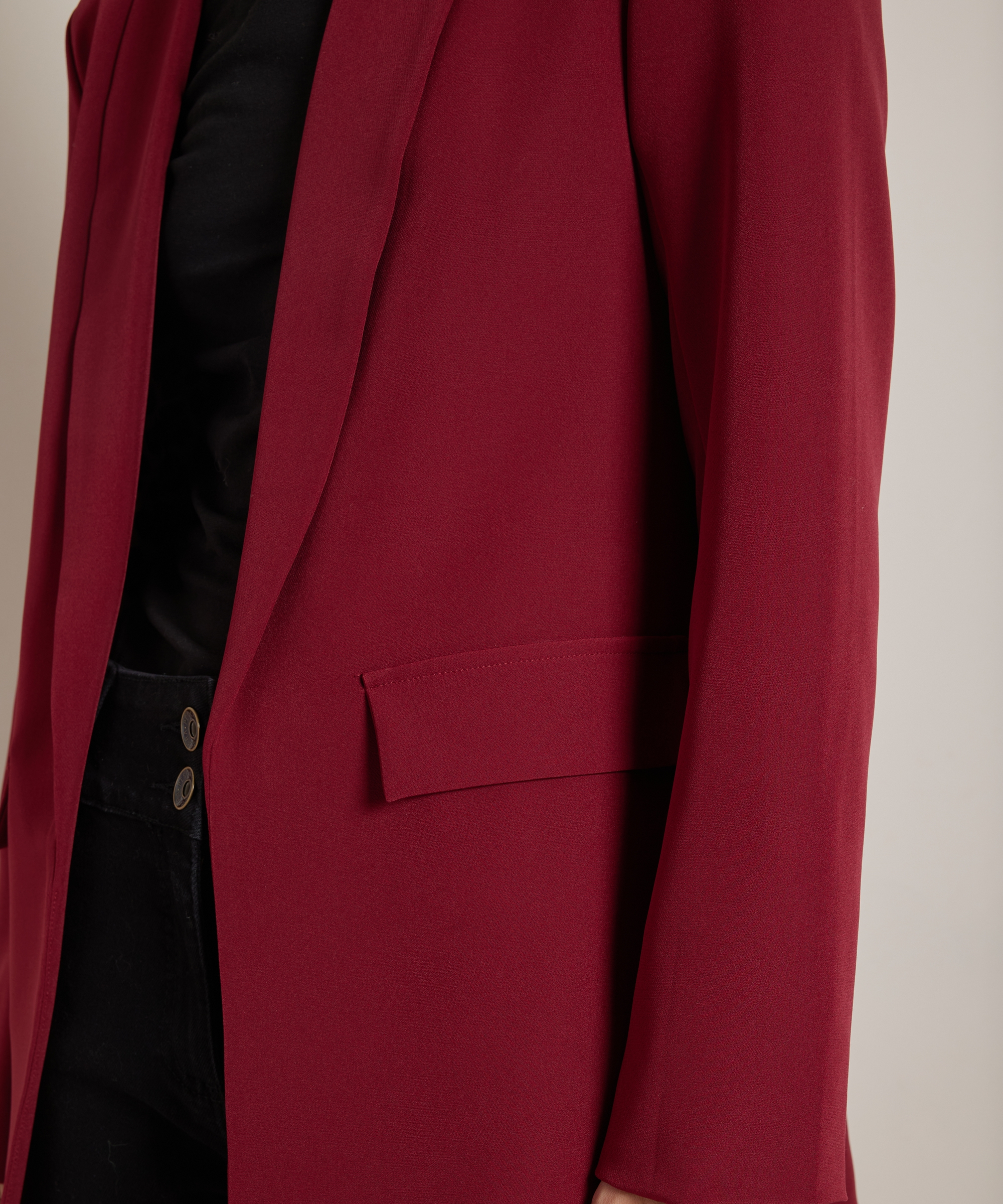 blazer met panterprint voering