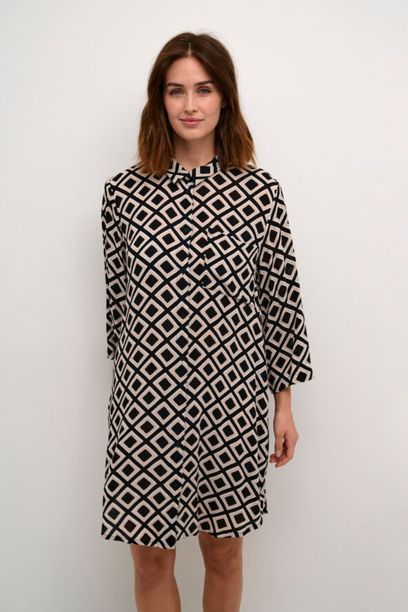 Kaffe KAjessi Amber Shirt Black/chalk/gray diamond